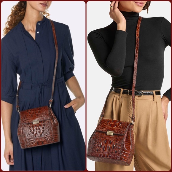 Brahmin Margo crossb and Hannah wallet in lavender blossoming - Picture 12 of 15